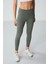 Çağla Kadın Yüksek Bel Termal Slim Fit Dar Paça Tayt-94577 4