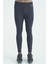 Antrasit Logo Baskılı Yüksek Bel Slim Fit Aktif Spor Erkek Tayt - 84989 4
