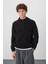 Ruby Siyah Standart Kalıp Polar Erkek Sweatshirt - 88300 2