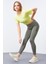 Çağla Yüksek Bel Toparlayıcı Slim Fit Dar Paça Kadın Tayt - 94568 5