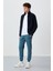 Hardy Lacivert Standart Kalıp Polar Erkek Sweatshirt - 88299 2