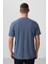 Petrol Basic Kısa Kol Standart Kalıp V Yaka Erkek T-Shirt - 87912 5