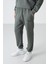 Çağla Casual O Yaka Lastik Paça Erkek Oversize Eşofman Takımı - 85120 12
