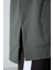 Çağla Balon Kol Yazı Nakışlı Kadın Oversize Tunik Sweatshirt - 97163 4
