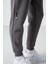 Koyu Gri Bağcıklı Dar Paça Erkek Eşofman Alt - 84999 3