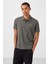 Çağla Standart Kalıp Basic Polo Yaka Erkek T-Shirt - 87748 4