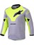 Youth Racer Veil Off-Road Genç Motosiklet Jerseyi Gri Sarı 1