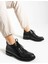 Bağcıklı Kauçuk Taban Düz Bot 331-100 Erkek Bot 1