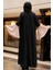 Neva Style - Kolları Detaylı Vizon Tesettür Abaya 55510V 2