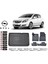 Opel Corsa D 2011 Model Bagaj Havuzu Araca Özel Siyah Extra Havuzlu Paspas Takımı 1