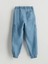 Lcw Kids Indigo Beli Lastikli Erkek Çocuk Kargo Jean Pantolon 4