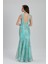 Abiye Elbise Dantel Detaylı Mint Abiye Elbise 7555MINT 5