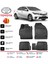 Toyota Corolla 2013-2018 ve Sonrası 4.5d Premium Havuzlu Siyah Paspas Takımı Kokusuz 1