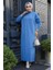 - Mavi Tesettür Triko Elbise 3409M 3