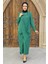 - Yeşil Tesettür Elbise 34281Y 2