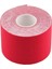Kinesio Tape Ağrı Sporcu Bandı Kırmızı Renk 5 cm X5 M 6