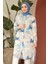 Desenli Indigo Mavisi Tesettür Tunik 11677IM 3