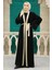 - Kemerli Bej Tesettür Abaya 55440BEJ 1