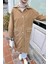 Düğmeli Bisküvi Tesettür Trençkot 9206BS 2