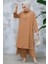 Arkası Uzun Camel Tesettür Ikili Takım 10102C 2