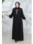 Cepli Siyah Tesettür Ferace 45274S 2