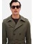 Ds Damat Regular Fit Koyu Haki Apoletli Beli Kemerli Pardösü/trenckot 1HF08ORT00013 4