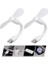 Mini USB Vantilatör, Esnek Mini Fan, El Vantilatörü, Pc, Powerbank, USB Cihazları Ile Kullanılabilir, Sessiz Taşınabilir USB Mini Soğutma Fanı Soğutucu, Seyahat Fanı (2 Adet) 3
