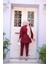 Ceketli Bordo Tesettür Ikili Takım 61851BR 4