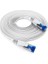 - Lan Kablosu Düz, Kırılmaz Yapı - 10M (Cat7 Kablo, 10 Gbit/s, Özellikle Esnek ve Kurulum Kablosu Olarak Uygun, Maksimum Fiber Optik Hız, RJ45, Beyaz) 2