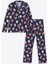 Lcw Young Lacivert Gömlek Yaka Baskılı Kadın Pijama Takımı 5