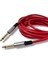 3metre 6.3mm Erkek-Erkek Mono Gitar Kablo - Kırmızı 1