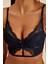 Roma Siyah Dantelli Dolgusuz Toparlayıcı Büstiyer Sütyen 3