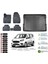 Ford Courier 2016 Model Esnek Bagaj Havuzu Araca Özel Siyah Paspas Seti 1