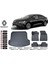 Renault Megane 4 2024 Model Çift Kulak Bagaj Havuzu Araca Özel Siyah Extra Havuzlu Paspas Takımı 1