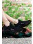 Siyah Sneaker 0012072 Unisex Düz Topuklu Tekstil Malzeme Ortopedik Tabanlı 15