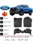 Ford Ranger 2023 ve Sonrası 4.5d Plus Havuzlu Siyah Paspas Takımı Kauçuk 1