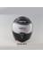 Çene Açılır Parlak Siyah Kask (Ece Belgeli) Sticker Hediyeli 4