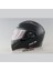Çene Açılır Parlak Siyah Kask (Ece Belgeli) Sticker Hediyeli 5