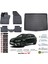 Fiat Egea Cross 2018 Model Stepneli Esnek Bagaj Havuzu Araca Özel Siyah Paspas Takımı 1