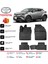 Toyota C-Hr 2016-2022 ve Sonrası 4.5d Premium Havuzlu Siyah Paspas Takımı Kokusuz 1