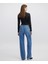 Hotfix Baskılı Wide Leg Fit Jean Pantolon IW6250018013629 4