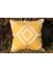 Sarı Geometrik Kırlent Kılıfı 45X45 cm – Modern Dekoratif Yastık Kılıfı – Fermuarlı – Yıkanabilir 1
