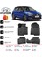 Hyundai I20 2021 ve Sonrası 4.5d Premium Havuzlu Siyah Paspas Takımı Kokusuz 1