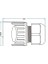YT-RJ45-CPE-01-001 Su Geçirmez Ethernet Konnektörü - Erkek 2