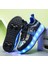 Unisex Skateboard Ayakkabı Şarj Edilebilir LED Işıklı Kapanabilir Tekerlek 1