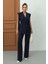 Kadın Alt Üst Ikili Takım Omuz Detaylı Kuşaklı Yelek Pantolon Takım 2