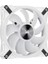 Ql Serisi, Icue QL140 Rgb Beyaz, 140MM, Pwm, Lighting Node Core Rgb Kontrolcü Dahil, Rgb Fan, 2'li Paket (CO-9050106-WW) 2