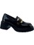 26101012R Rugan Deri Kadın Topuklu Loafer 2