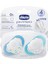 Chicco Physio Silikon Emzik 4m+ 2'li - Mavi 1