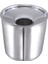 Özbir Çelik Masa Üstü Çöp Kovası 10,5 cm 304 Kalite Paslanmaz Çelik 1 Adet 1